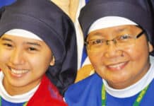 2 nuns Year of the Diocesan Clergy and consecrated persons