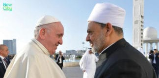 REUTERS: Pope Francis greets Dr. Ahmad Al-Tayyib, the Grand Imam of Al-Azhar Al-Sharif.