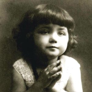 Chiara Lubich as a child