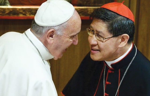 Cardinal Tagle and Pope Francis